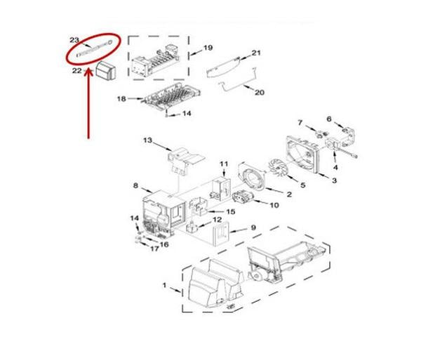 W10884720 Genuine OEM Wire Harness