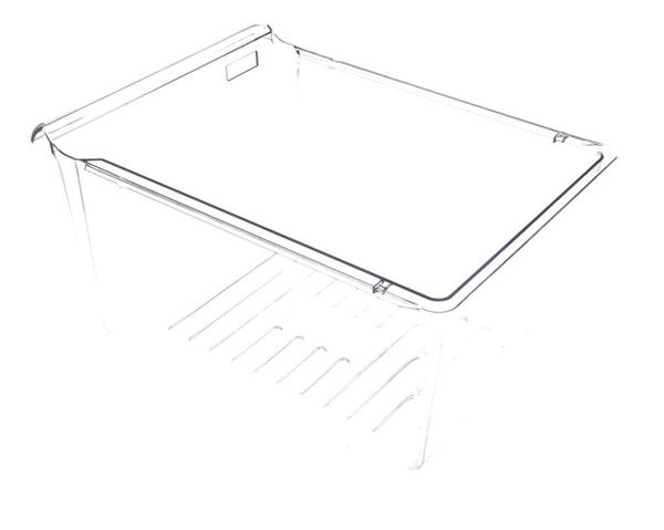 WP2256704 Clear GPPS Half Crisper Pan