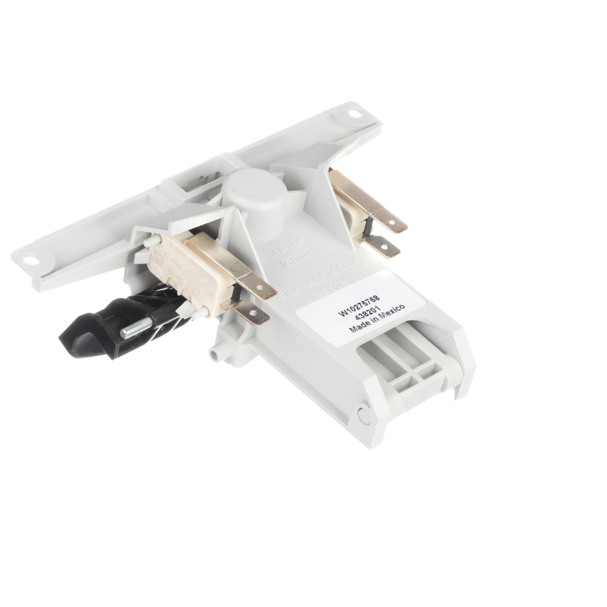 Picture of Whirlpool WPLWPW10130695 Dishwasher Door Latch with Handle&#44; Black