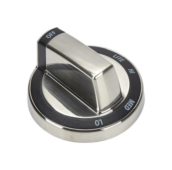 WPW10180180 Ran Stainless Plated Controller Knob