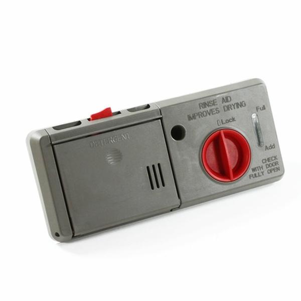 Picture of Whirlpool WPW10304409 Dishwasher Dispenser Assembly; Chili Pepper Red
