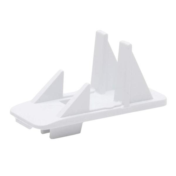 Refrigerator Shelf Support Clip - White - Pack of 2 - Durable OEM Replacement