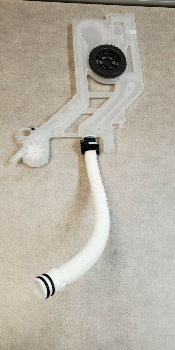 Picture of Whirlpool W11535094 Dishwasher Weld Water Inlet Assembly with Tabs
