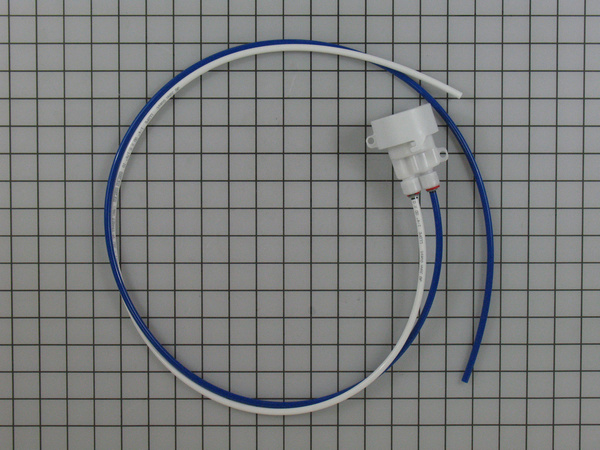Picture of Samsung DA97-08006B AW3; White Refrigerator Filter Case Assembly
