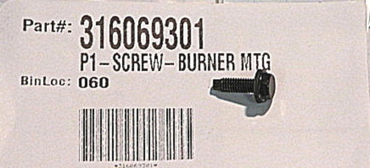 316069301 Frigidaire Oven Burner Mounting Primary Screw