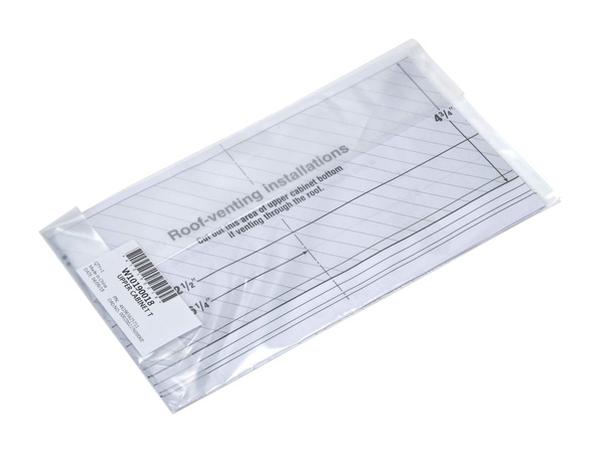 Picture of Whirlpool W10190018 Genuine OEM Microwave Template