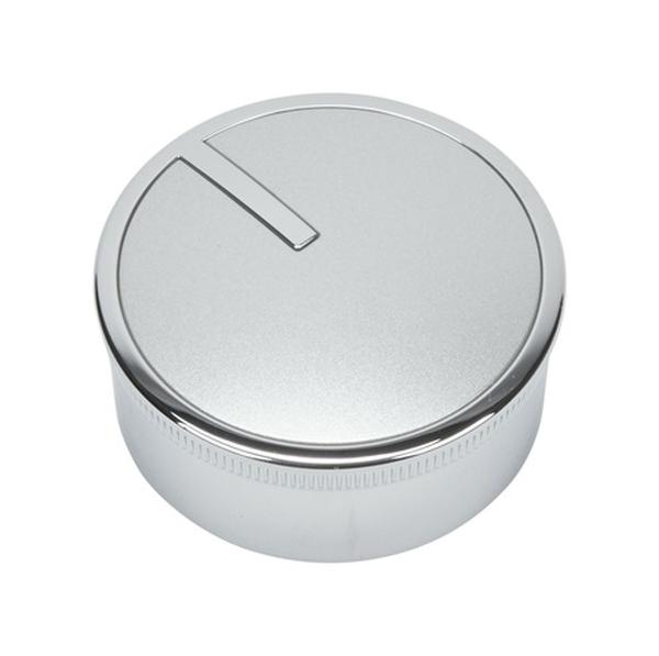 Burner Control Knob - Chrome - 2in. Diameter - Genuine OEM