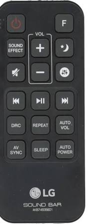 Picture of LG ZENAKB74935601 Sound Bar System Remote Control