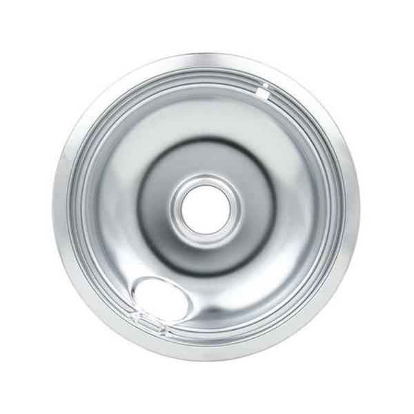 WPW10196405 8 in. Chrome Drip Bowl with Hole