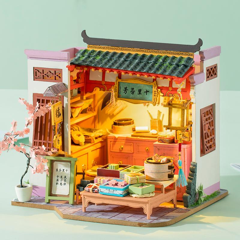Picture of Fresh Pastry Shop  -  Robotime SN009 Ancient China DIY Miniatures Dollhouse