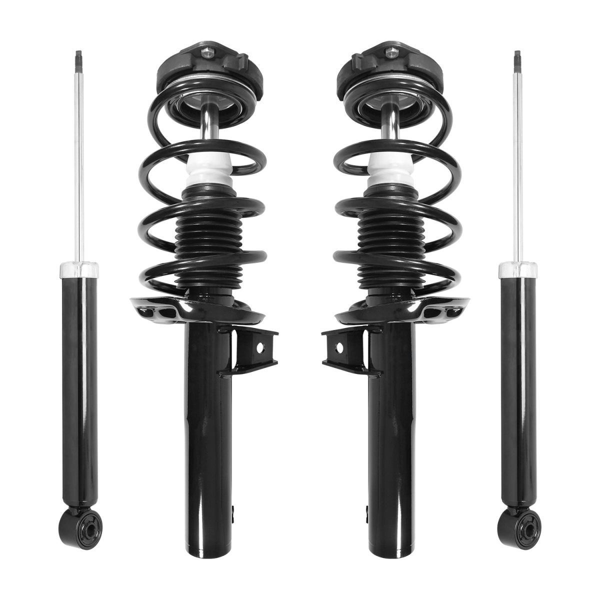 4-11060-257020-001 Front & Rear Complete Strut Assembly Shock Kit for 2006-2013 Audi A3