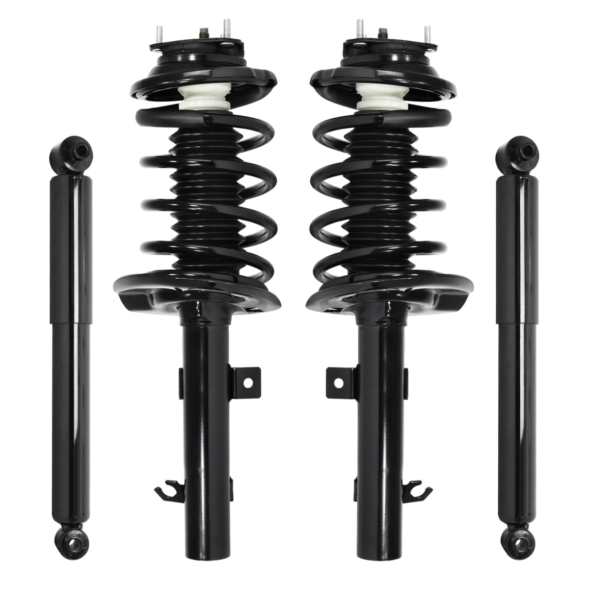 4-11083-252020-001 Front & Rear Complete Strut Assembly Shock Kit for 2006-2007 Ford Focus