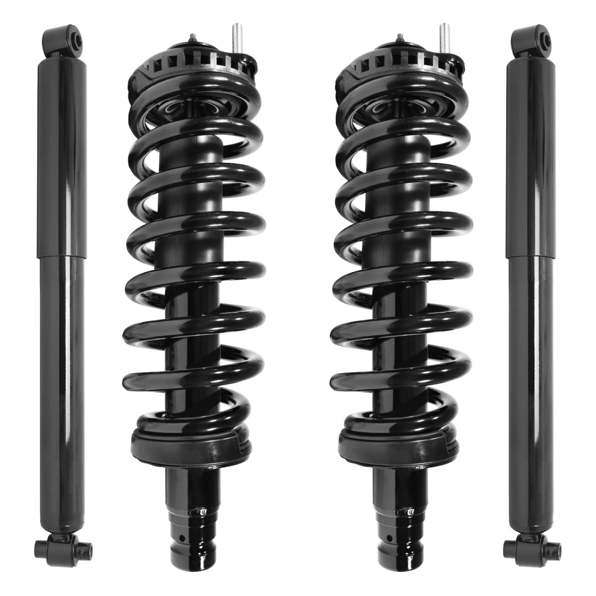 4-11180-251120-001 Front & Rear Complete Strut Assembly Shock Kit for 2002-2009 Chevrolet Trailblazer