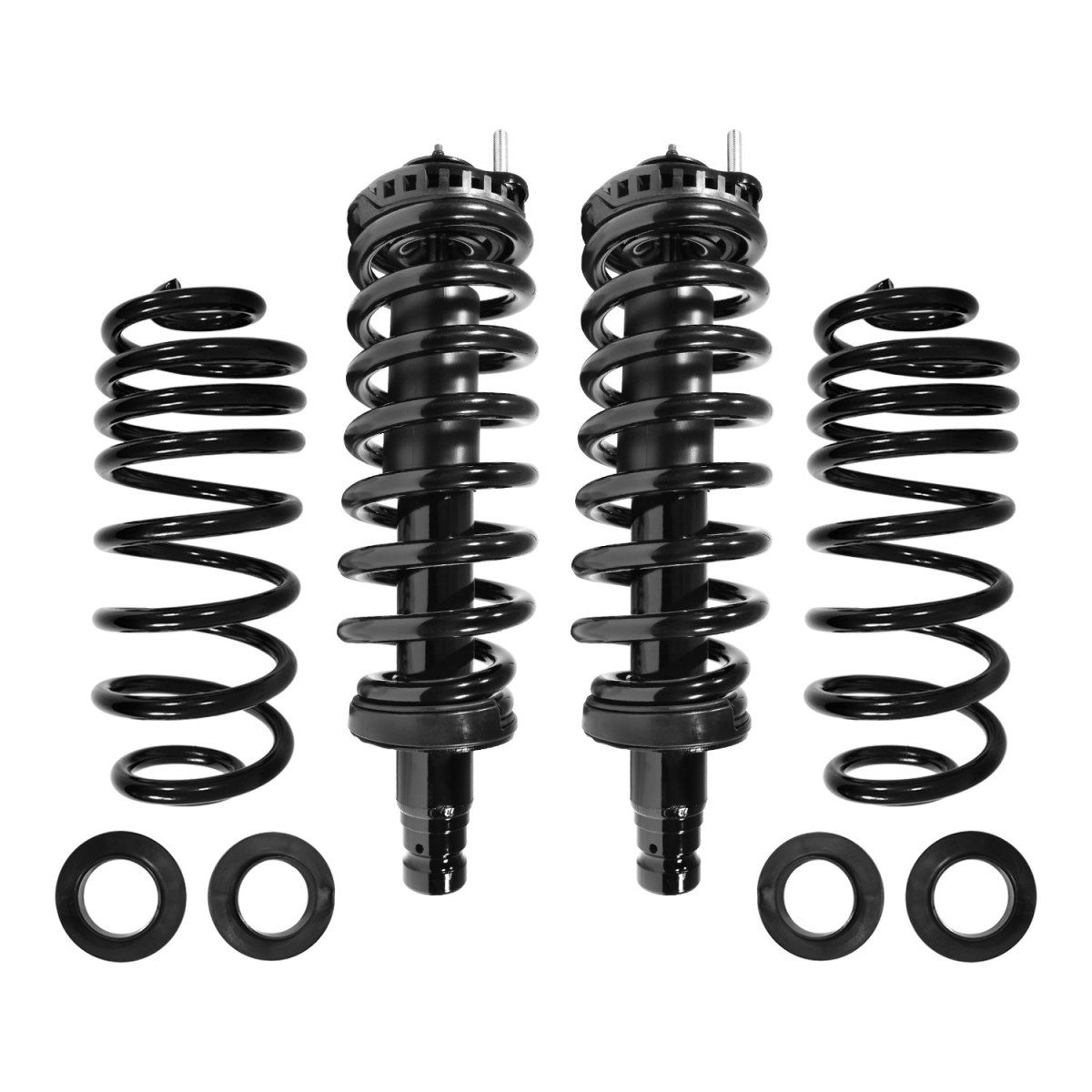 4-11180-65220c-001 Front & Rear Complete Strut Assembly Shock Kit for 2004-2007 Buick Rainier