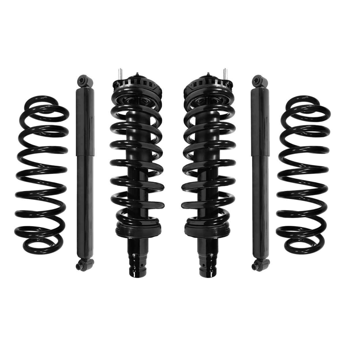 4-11180-65230c-001 Front & Rear Complete Strut Assembly Shock Kit for 2004-2007 Buick Rainier