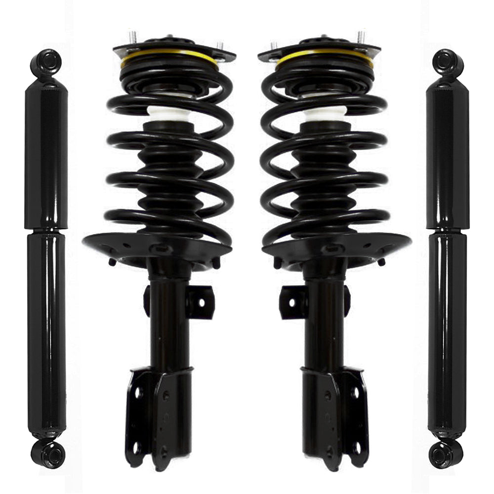 4-11190-251130-001 Front & Rear Complete Strut Assembly Shock Kit for 2005-2007 Buick Terraza