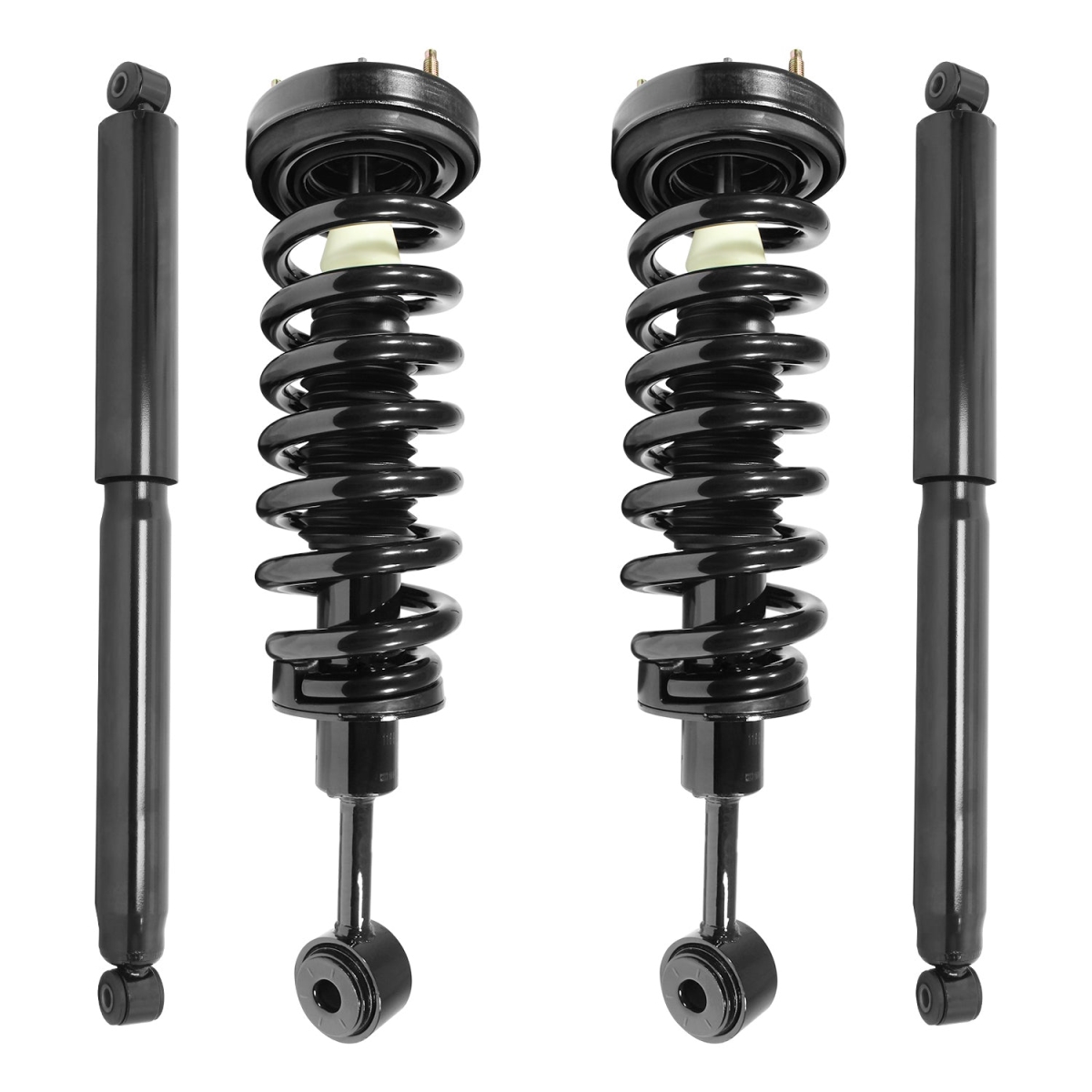 4-11204-252110-001 Front & Rear Complete Strut Assembly Shock Kit for 2004-2008 Ford F-150