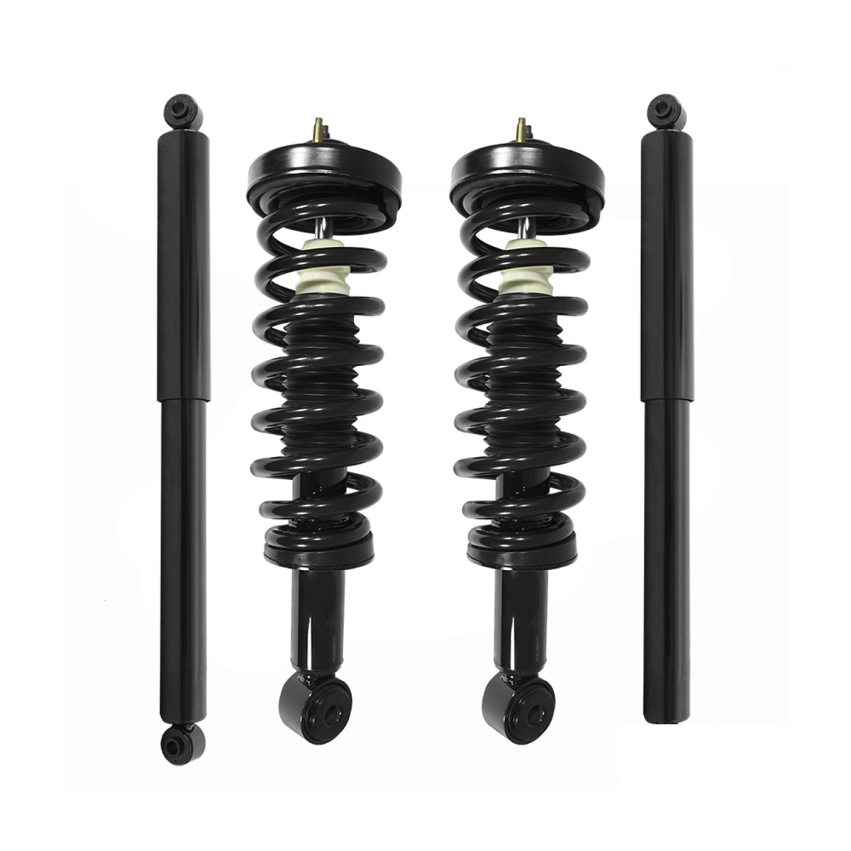 4-11206-252090-001 Front & Rear Complete Strut Assembly Shock Kit for 2004-2008 Ford F-150