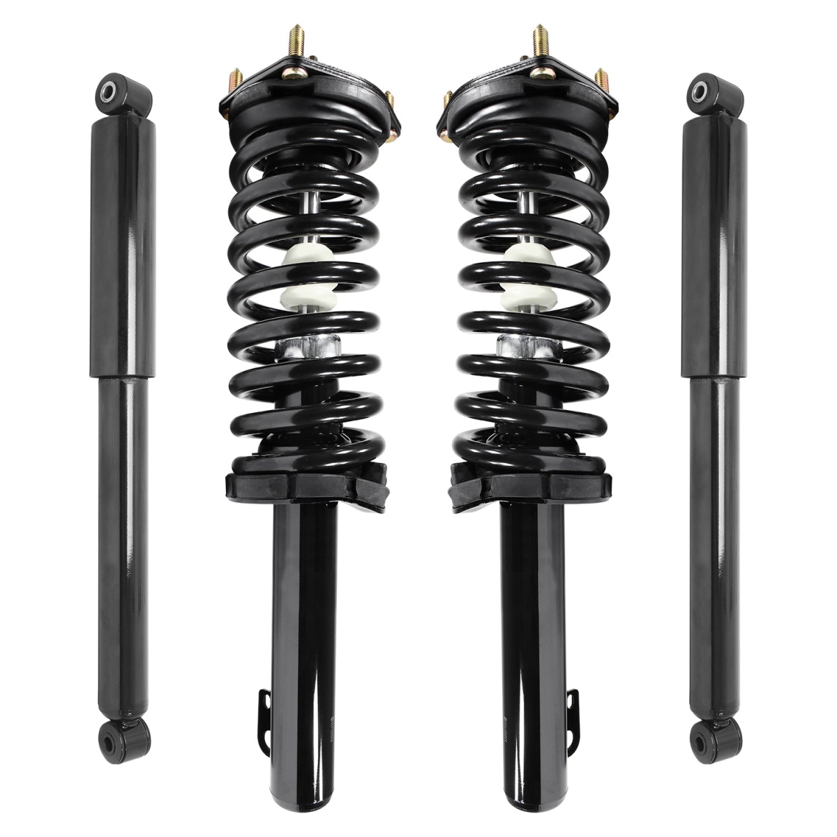 4-11211-259120-001 Front & Rear Complete Strut Assembly Shock Kit for 2006-2010 Jeep Commander