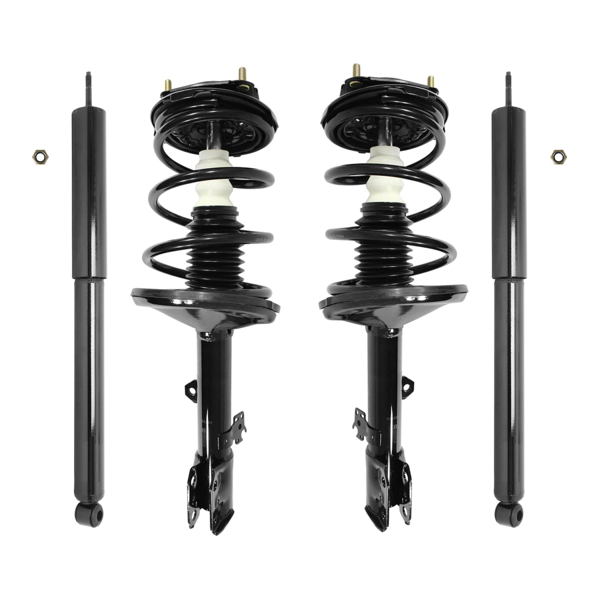 4-11257-259820-001 Front & Rear Complete Strut Assembly Shock Kit for 2001-2005 Toyota RAV4