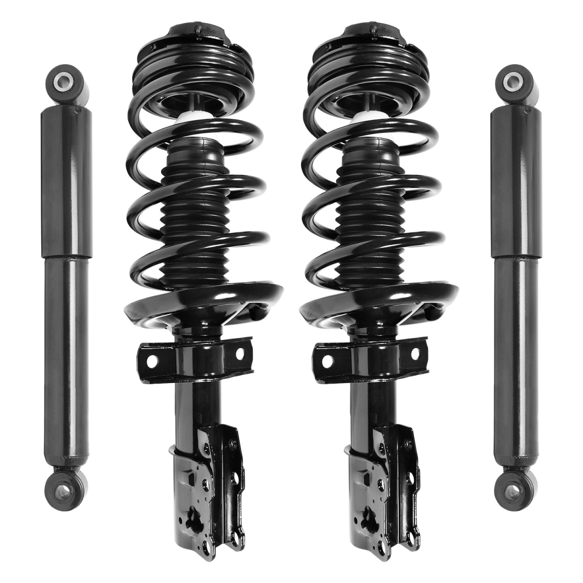 4-11270-259600-001 Front & Rear Complete Strut Assembly Shock Kit for 2003-2007 Saturn Ion