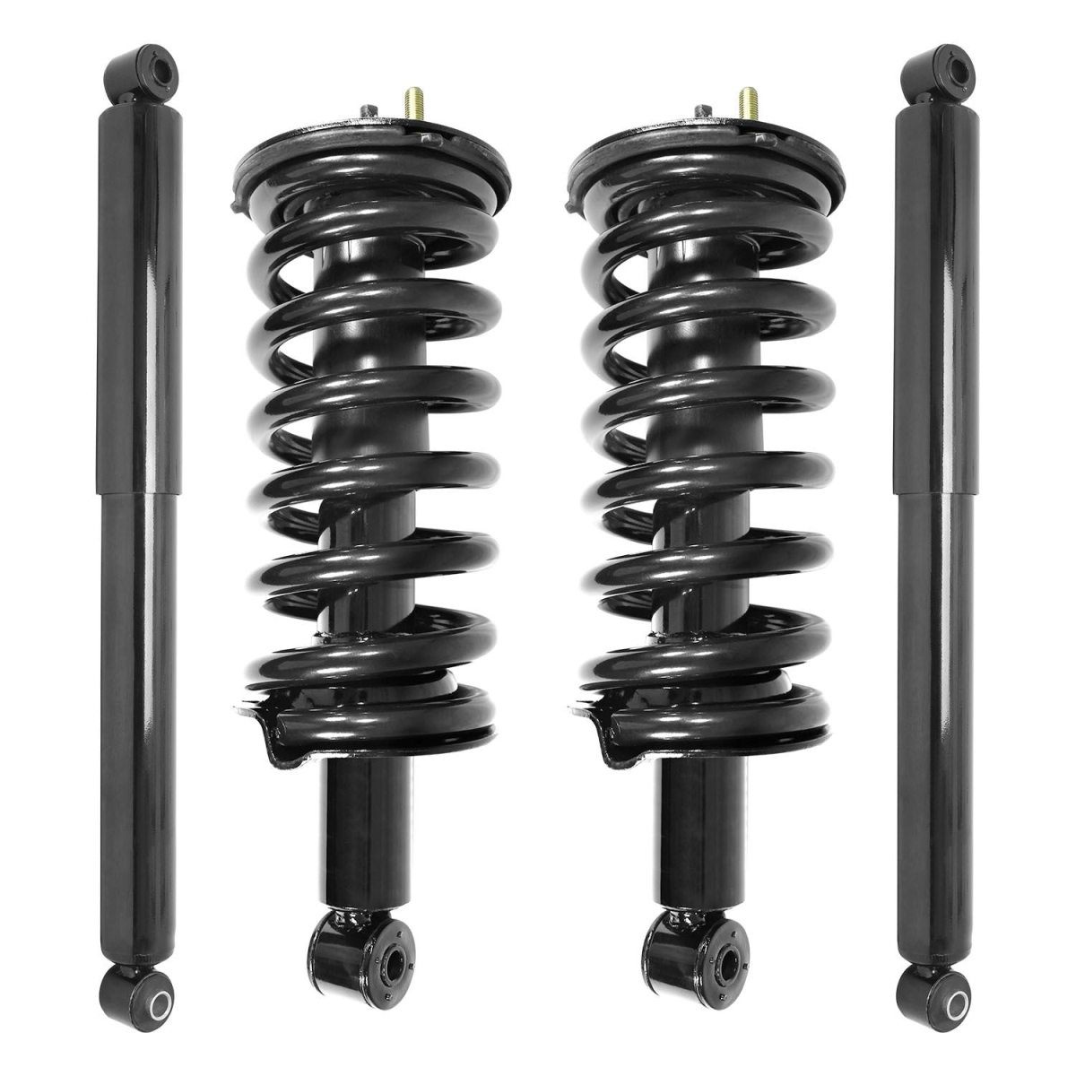 4-11300-255400-001 Front & Rear Complete Strut Assembly Shock Kit for 2004-2014 Nissan Titan
