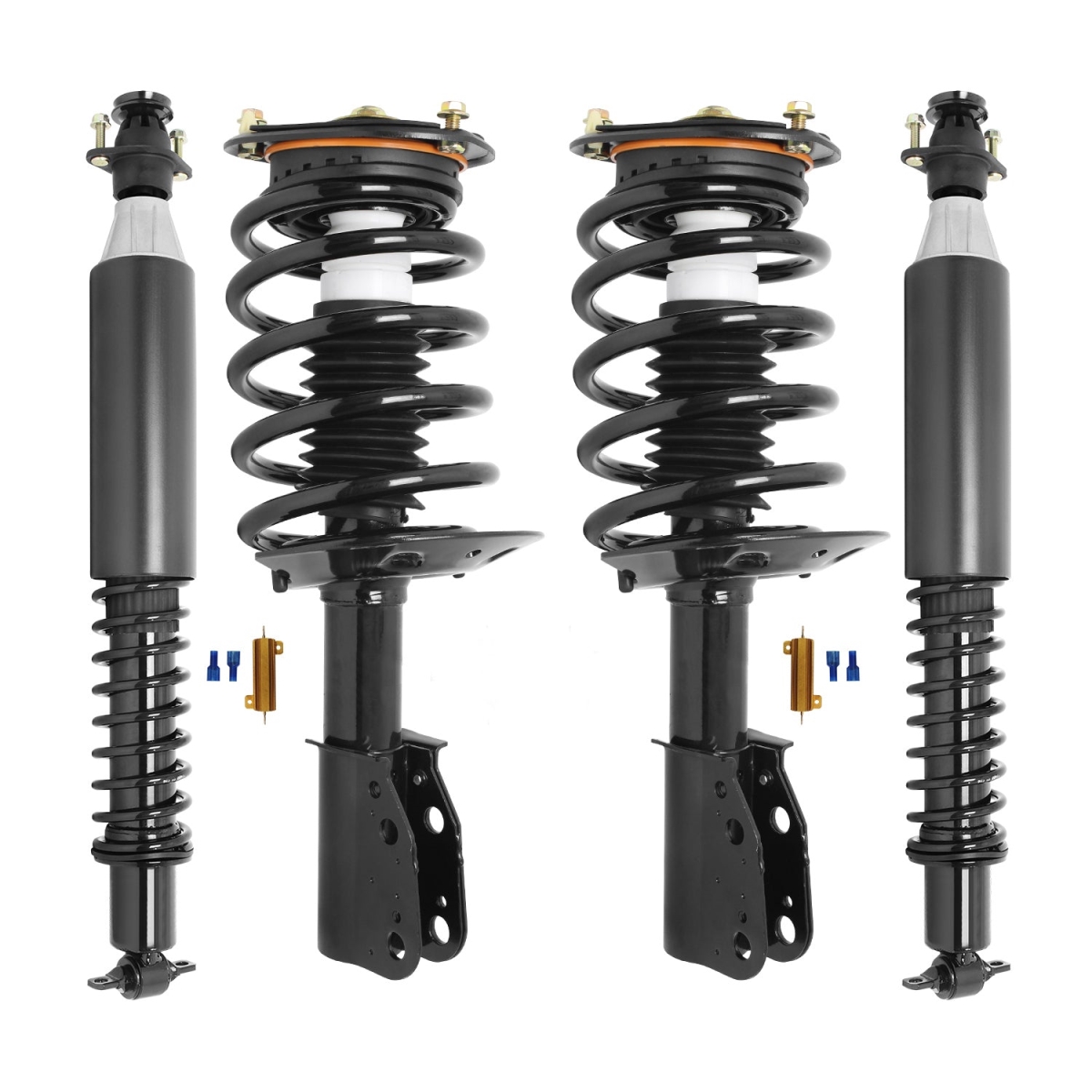 4-11360-65200C-001 Front & Rear Complete Strut Assembly Shock Kit for 2000-2005 Buick Lesabre