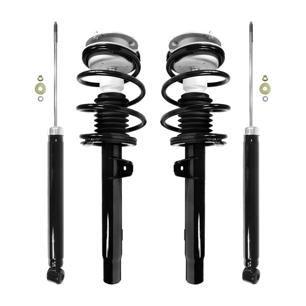4-11371-259030-001 Front & Rear Complete Strut Assembly Shock Kit for 2000-2000 BMW 323Ci
