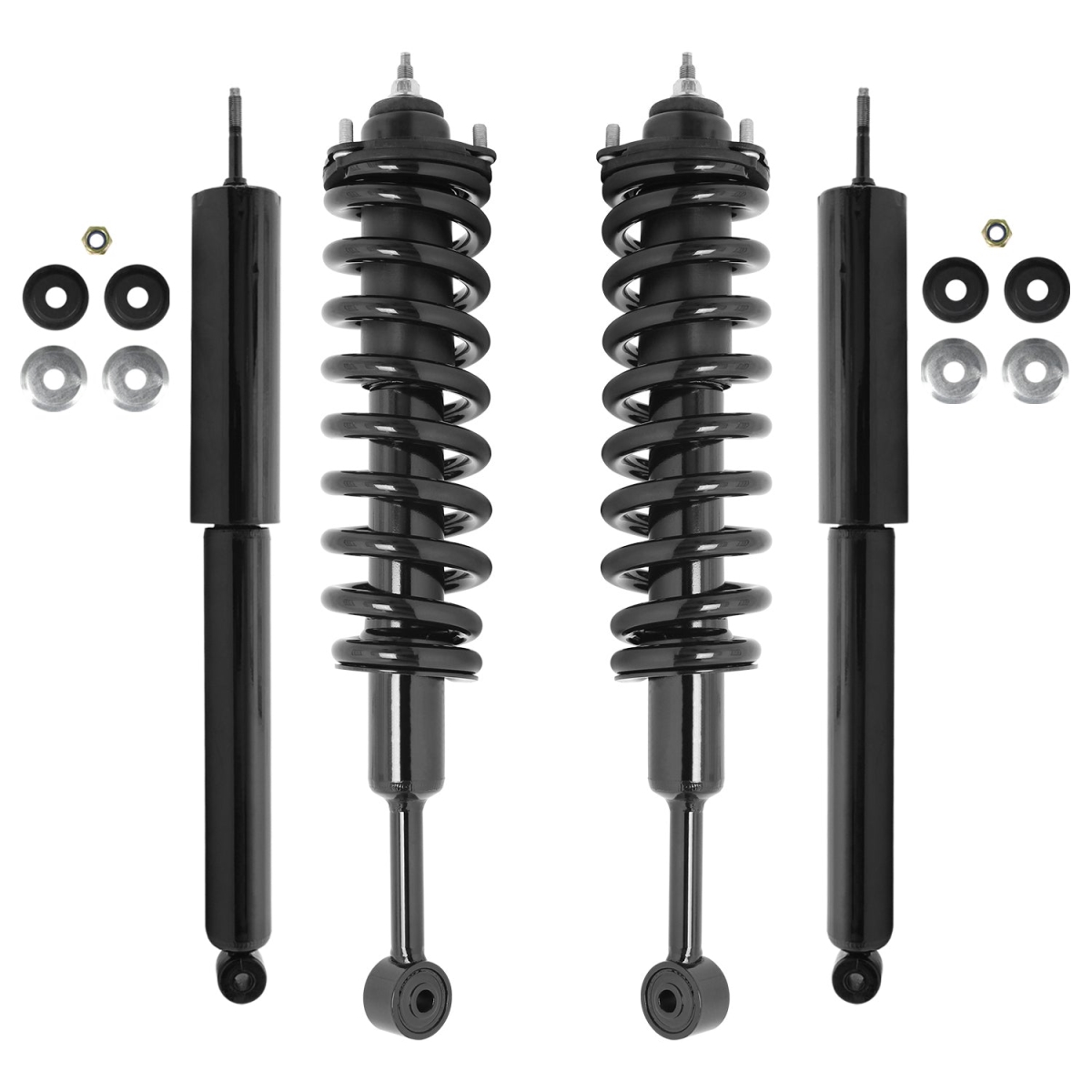 4-11563-254070-001 Front & Rear Complete Strut Assembly Shock Kit for 2005-2014 Toyota Tacoma