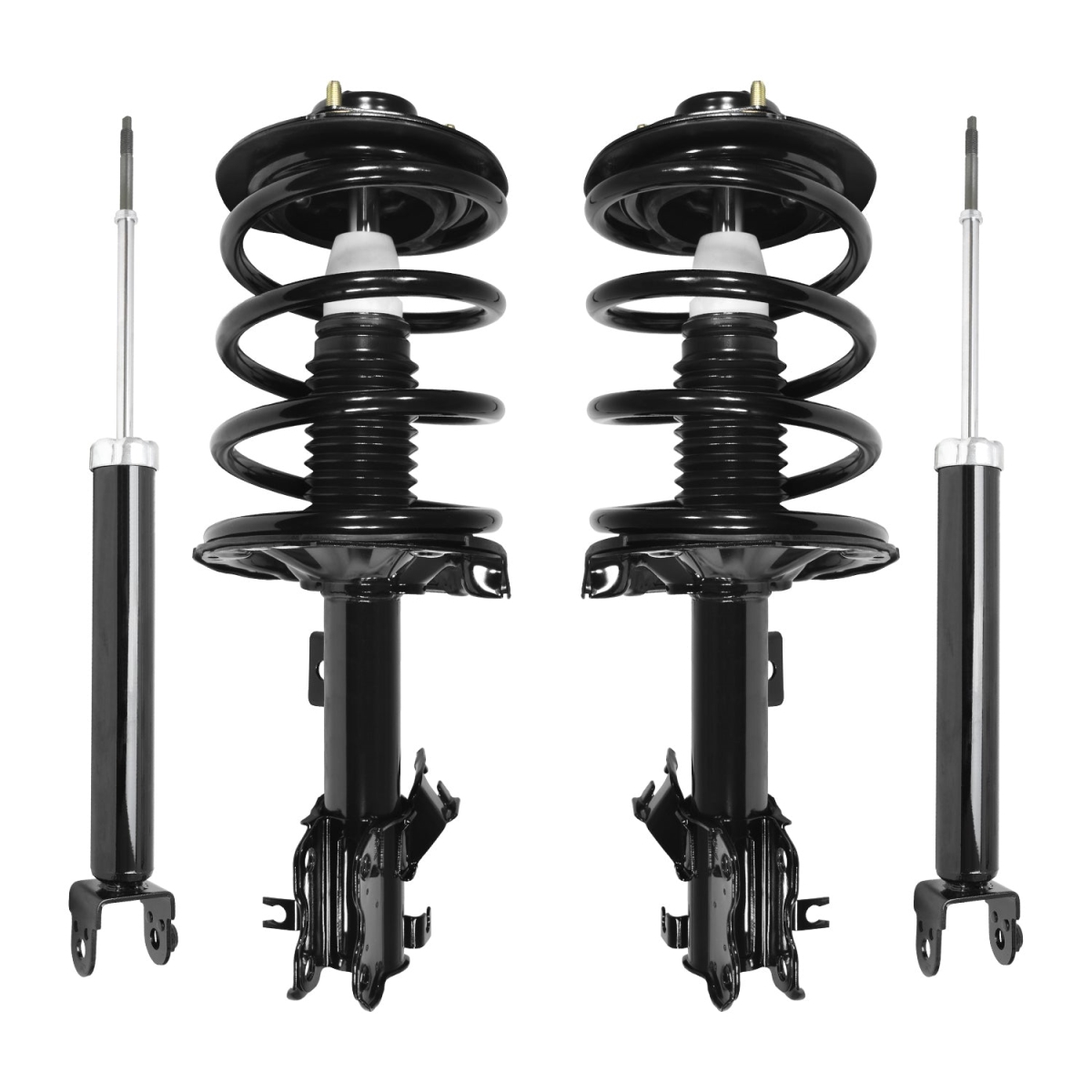 4-11591-255010-001 Front & Rear Complete Strut Assembly Shock Kit for 2005-2006 Nissan Altima