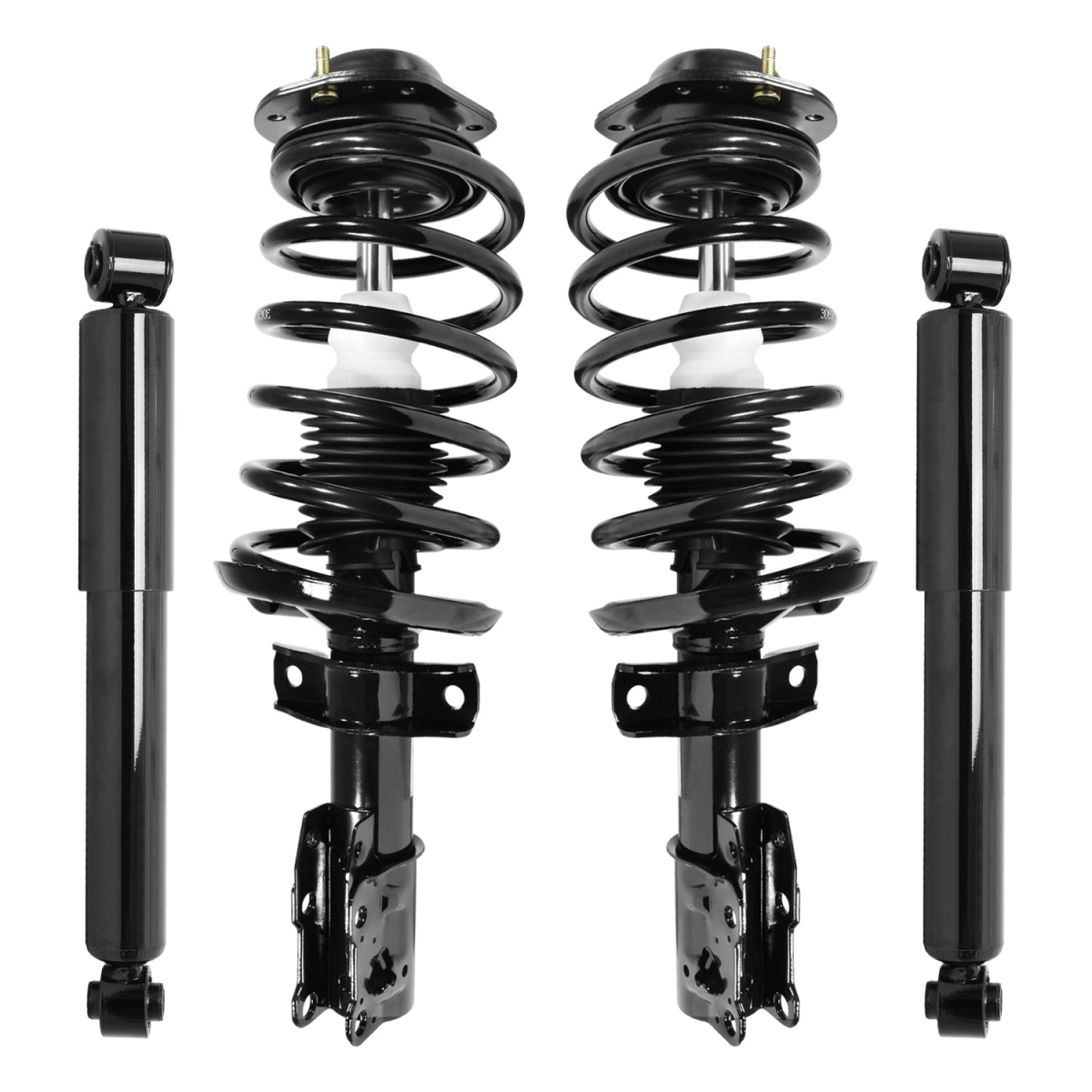 4-11601-251030-001 Front & Rear Complete Strut Assembly Shock Kit for 2005-2010 Chevrolet Cobalt