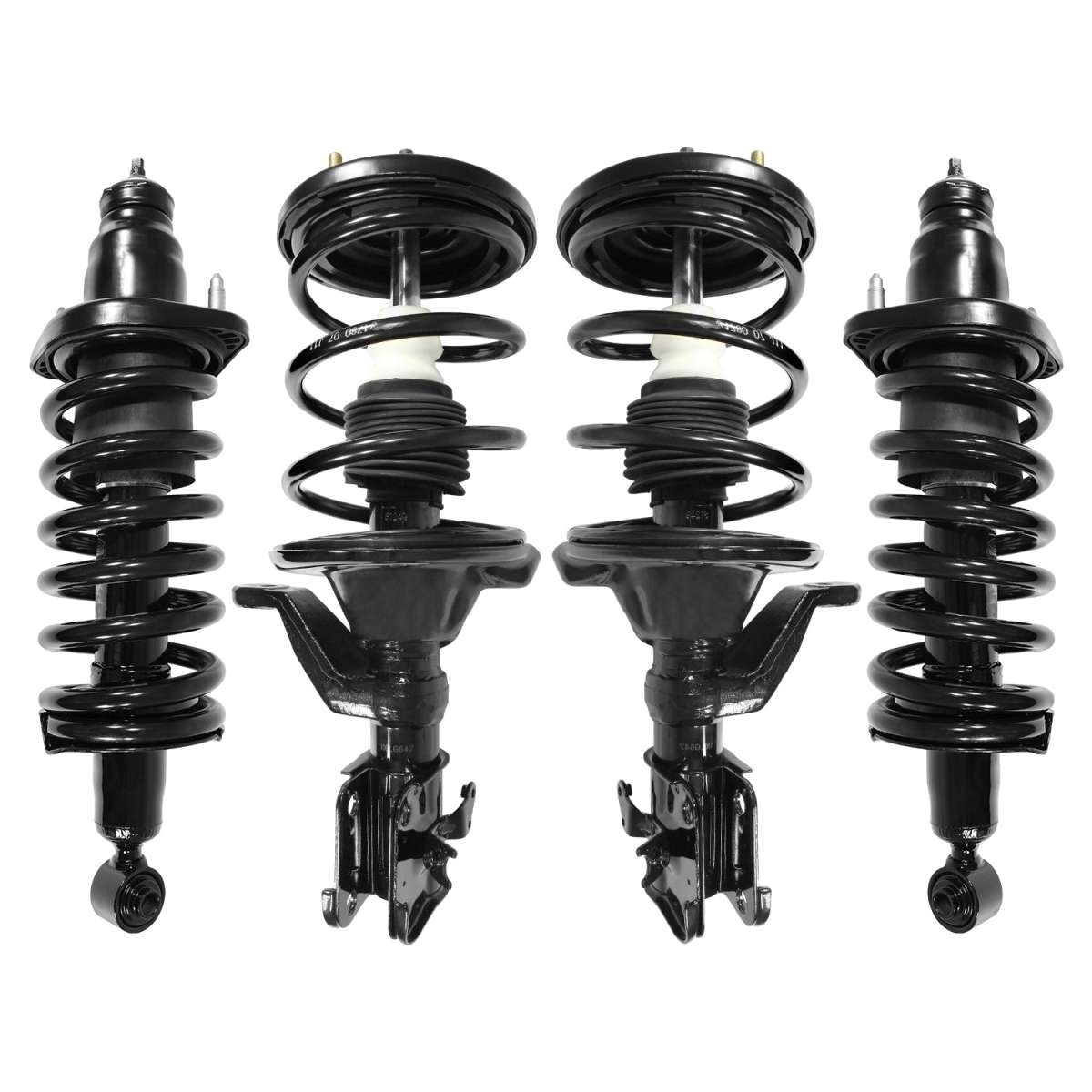 4-11641-15381-001 Front & Rear Complete Strut Assembly Kit for 2001-2002 Honda Civic