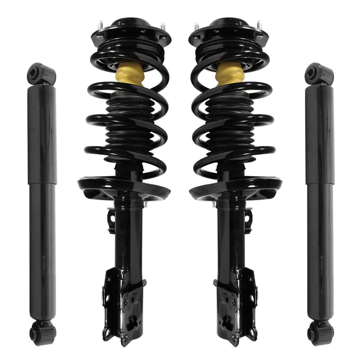 4-11671-251010-001 Front & Rear Complete Strut Assembly Shock Kit for 2005-2007 Chevrolet Malibu