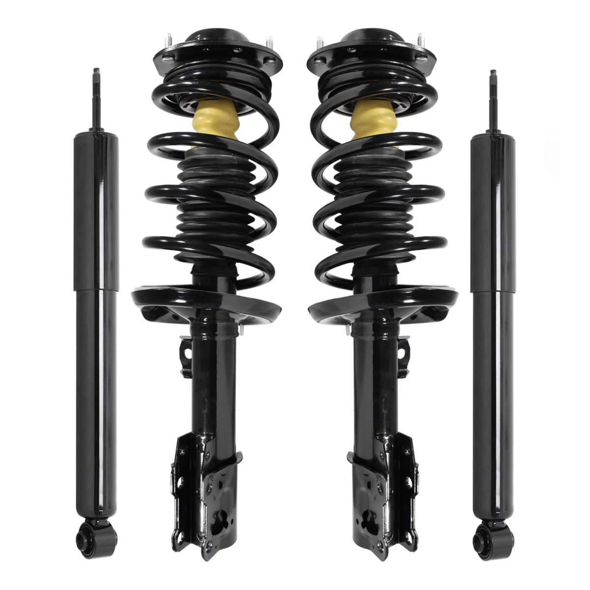 4-11671-251040-001 Front & Rear Complete Strut Assembly Shock Kit for 2004-2012 Chevrolet Malibu