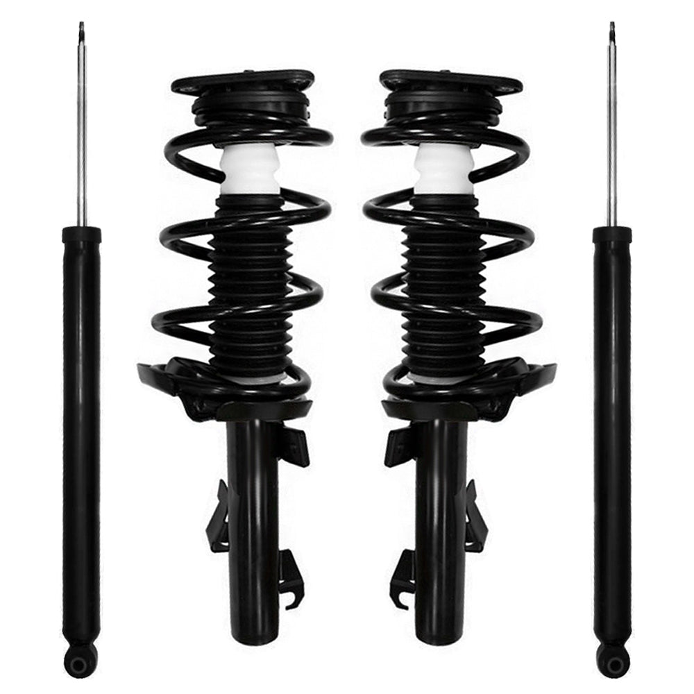 4-11681-259020-001 Front & Rear Complete Strut Assembly Shock Kit for 2004-2009 Mazda 3
