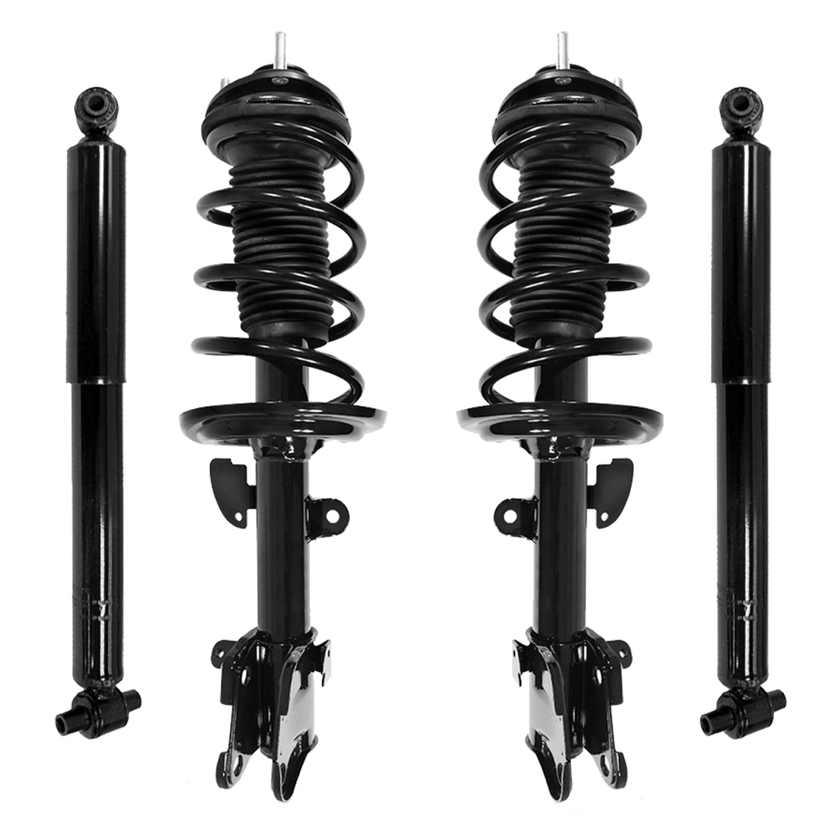 4-11713-259110-001 Front & Rear Complete Strut Assembly Shock Kit for 2007-2013 Acura MDX