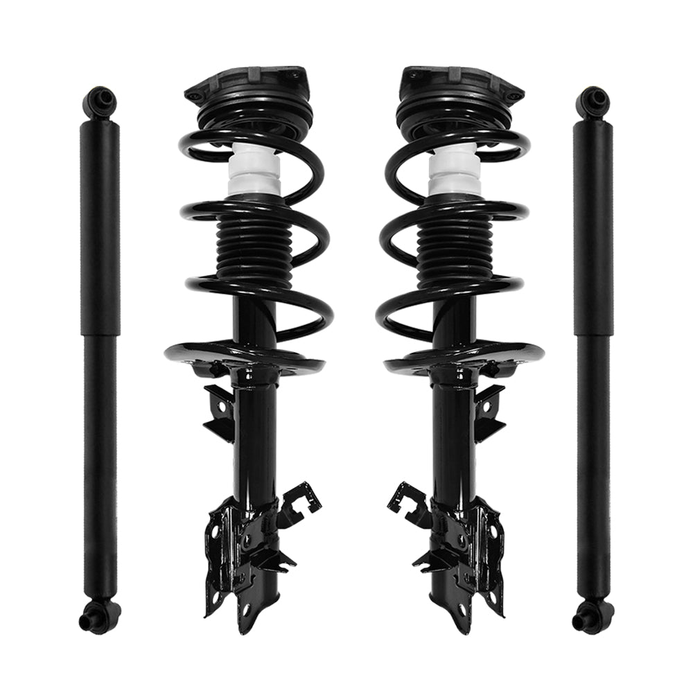 4-11733-255510-001 Front & Rear Complete Strut Assembly Shock Kit for 2008-2011 Nissan Rogue
