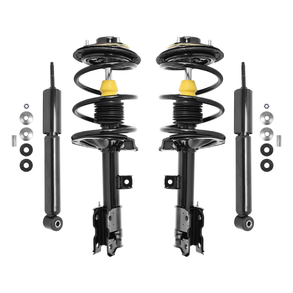 4-11761-255600-001 Front & Rear Complete Strut Assembly Shock Kit for 2003-2007 Nissan Murano