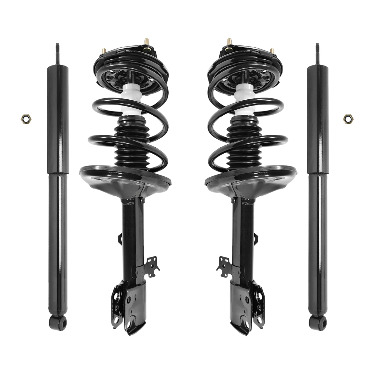 4-11891-259820-001 Front & Rear Complete Strut Assembly Shock Kit for 2001-2005 Toyota RAV4