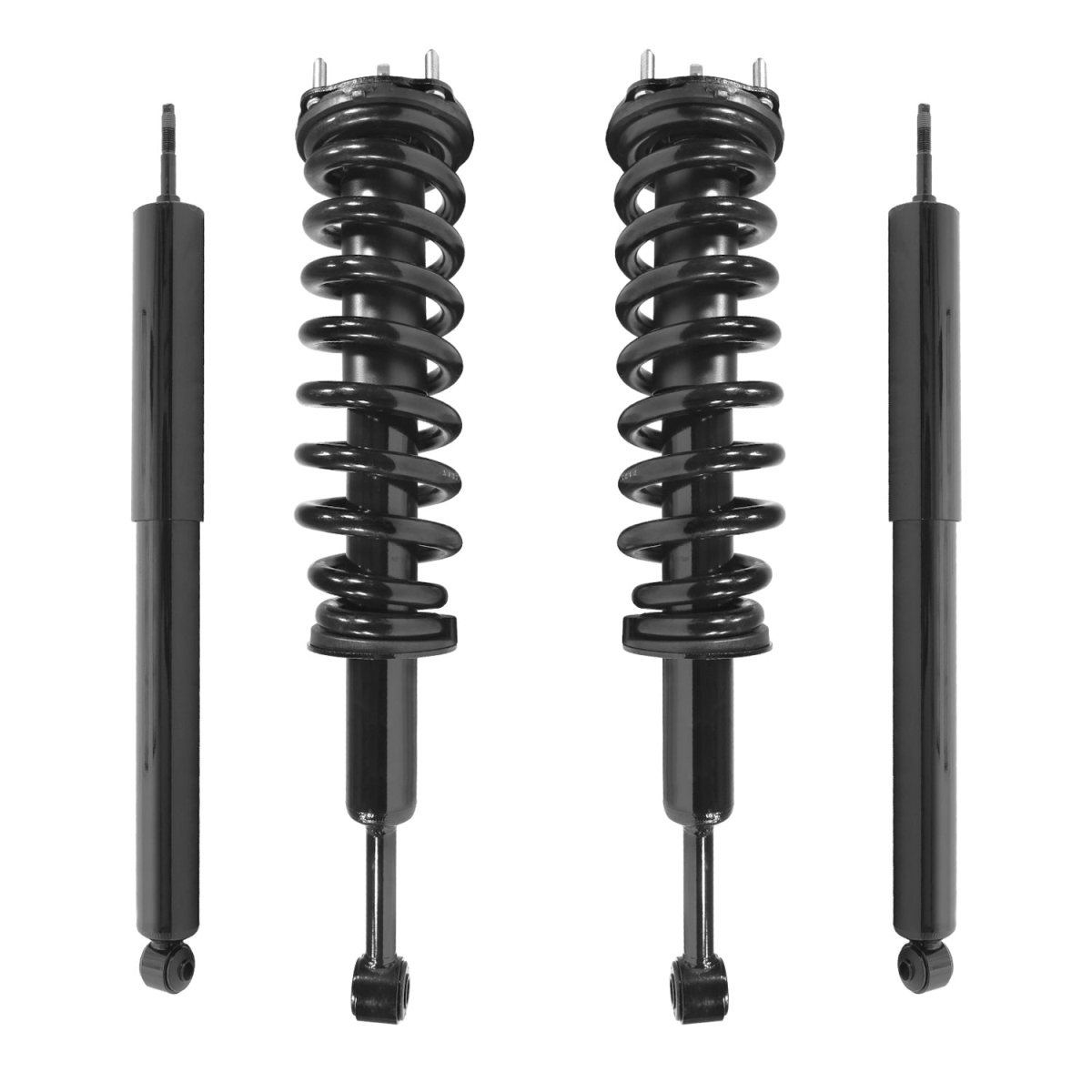 4-11921-254020-001 Front & Rear Complete Strut Assembly Shock Kit for 2007-2013 Toyota Tundra