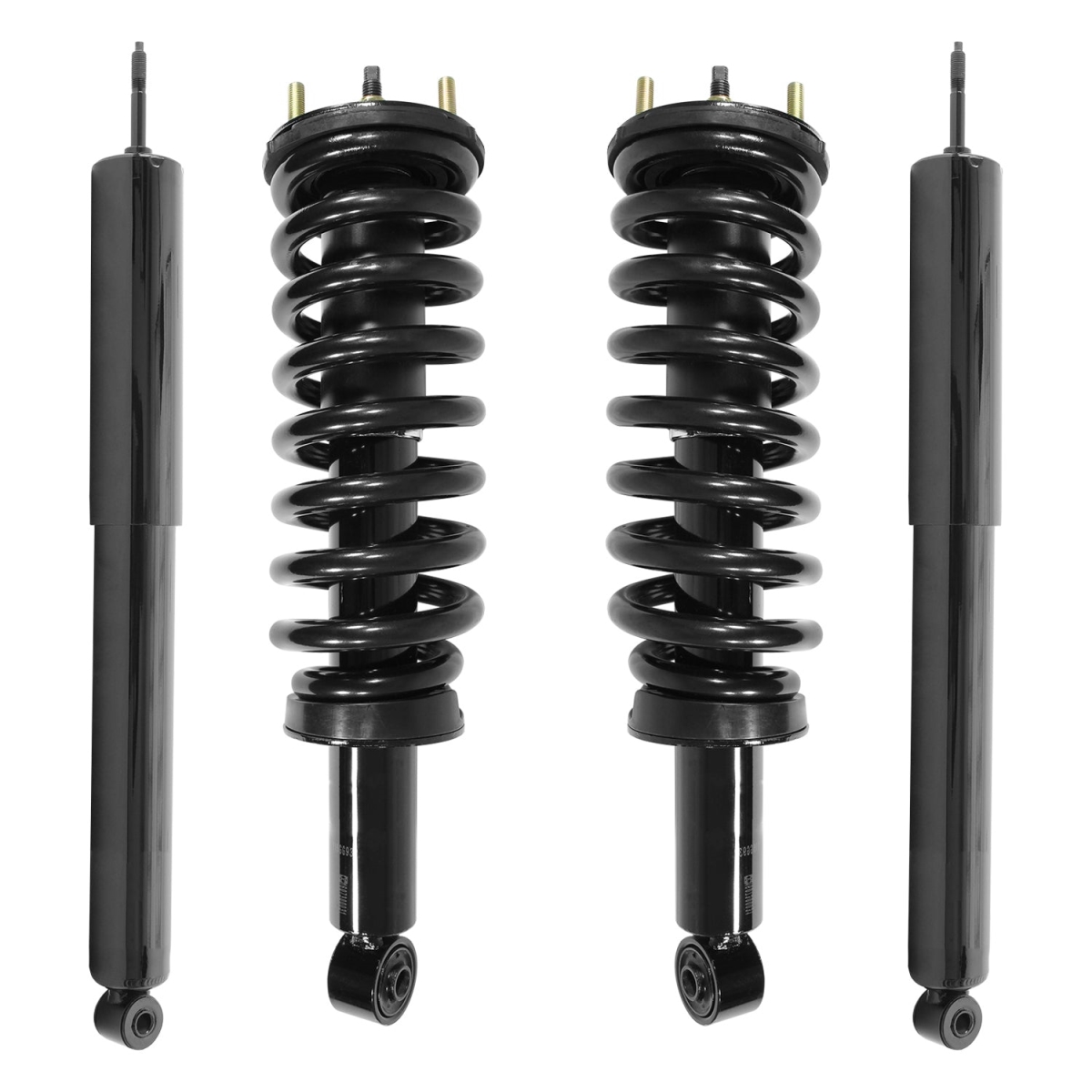 4-11931-254700-001 Front & Rear Complete Strut Assembly Shock Kit for 2000-2006 Toyota Tundra