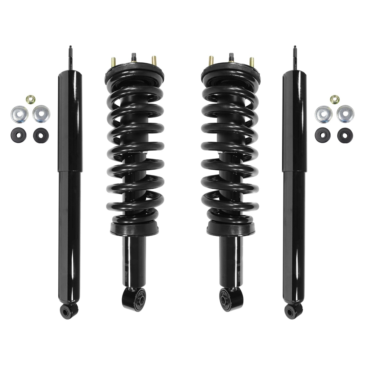 4-11931-254800-001 Front & Rear Complete Strut Assembly Shock Kit for 2000-2006 Toyota Tundra