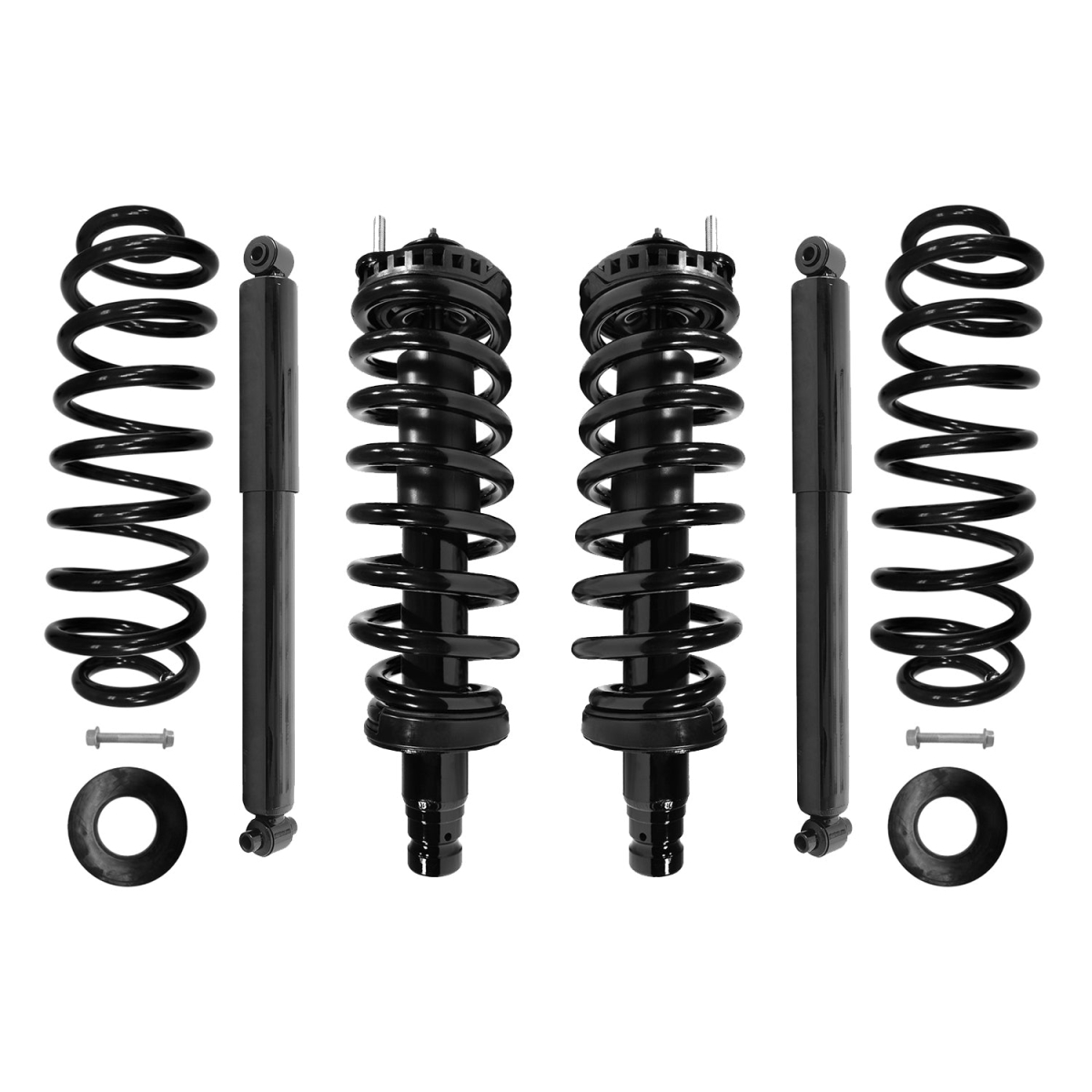 4-11180-65240c-001 Front & Rear Complete Strut Assembly Shock Kit for 2003-2008 Isuzu Ascender
