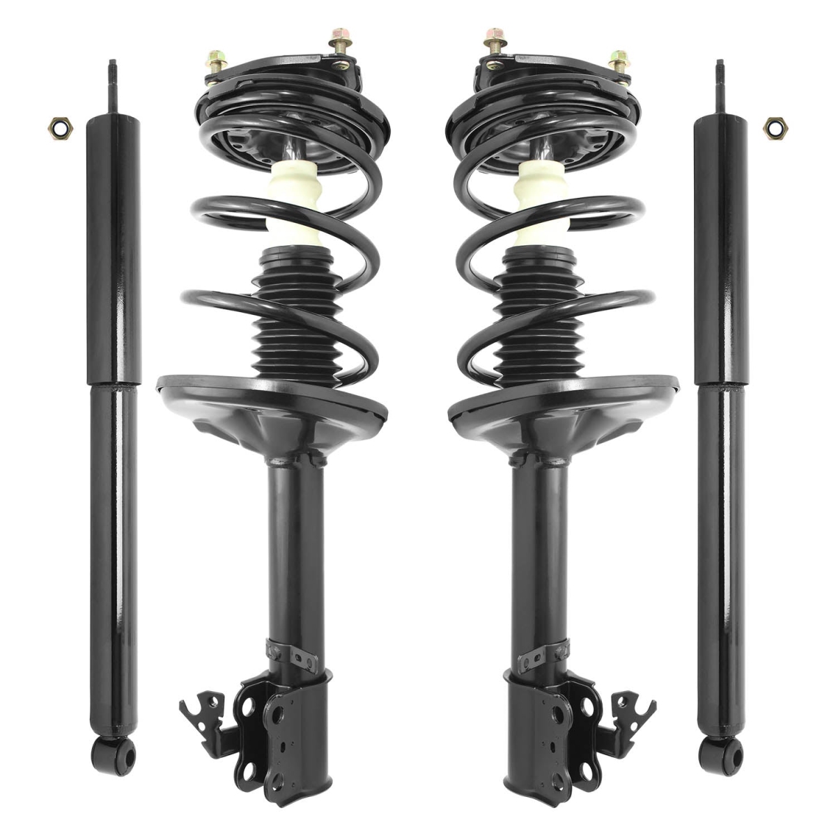 4-11247-259820-001 Front & Rear Complete Strut Assembly Shock Kit for 1996-2000 Toyota RAV4