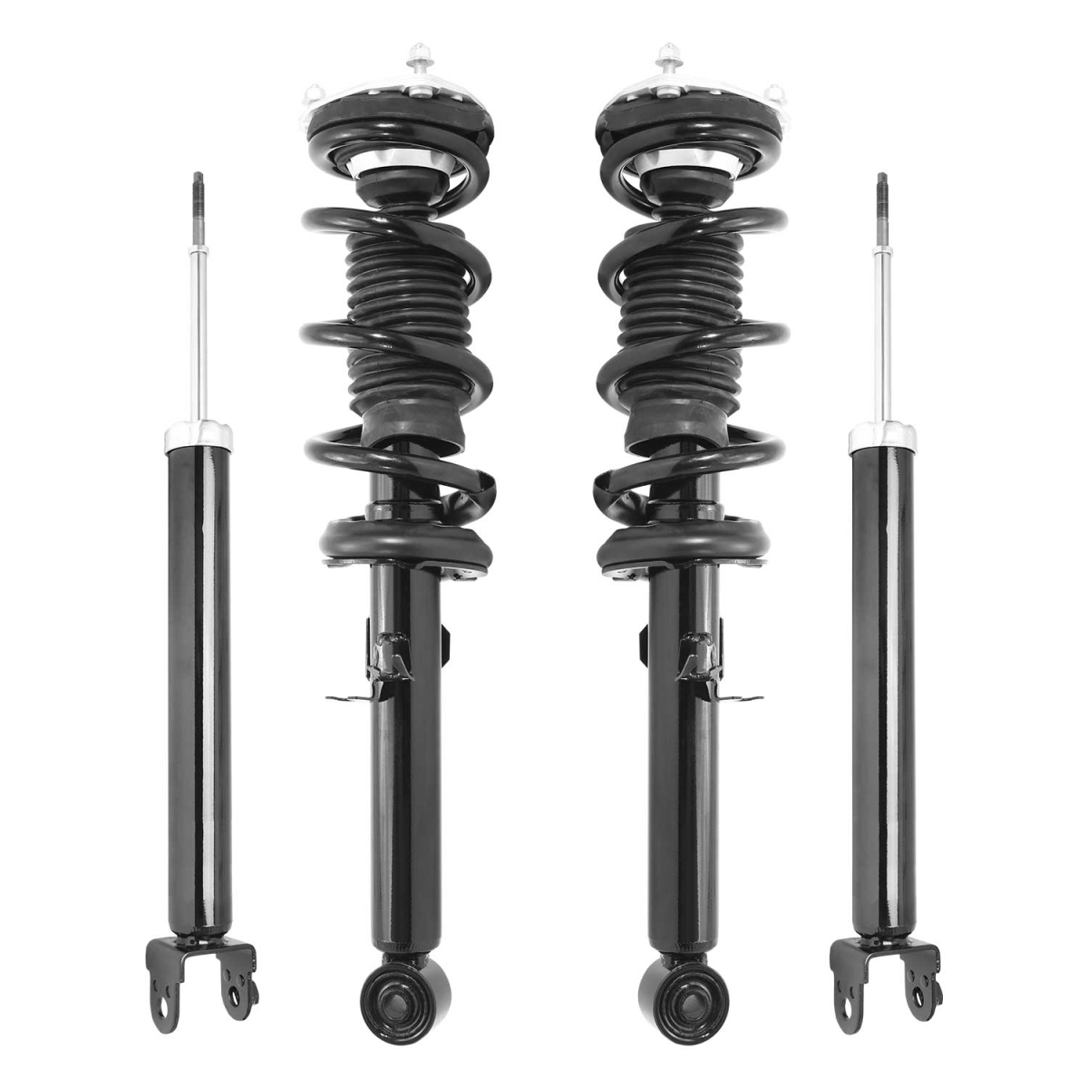 4-11413-255090-001 Front & Rear Complete Strut Assembly Shock Kit for 2011-2012 Infiniti G25