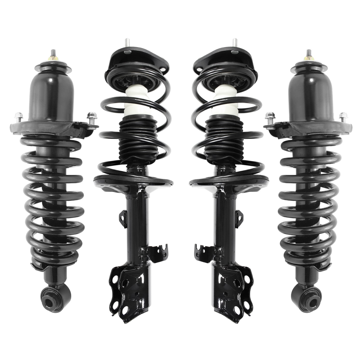 4-11573-15375-001 Front & Rear Complete Strut Assembly Kit for 2009-2010 Pontiac Vibe