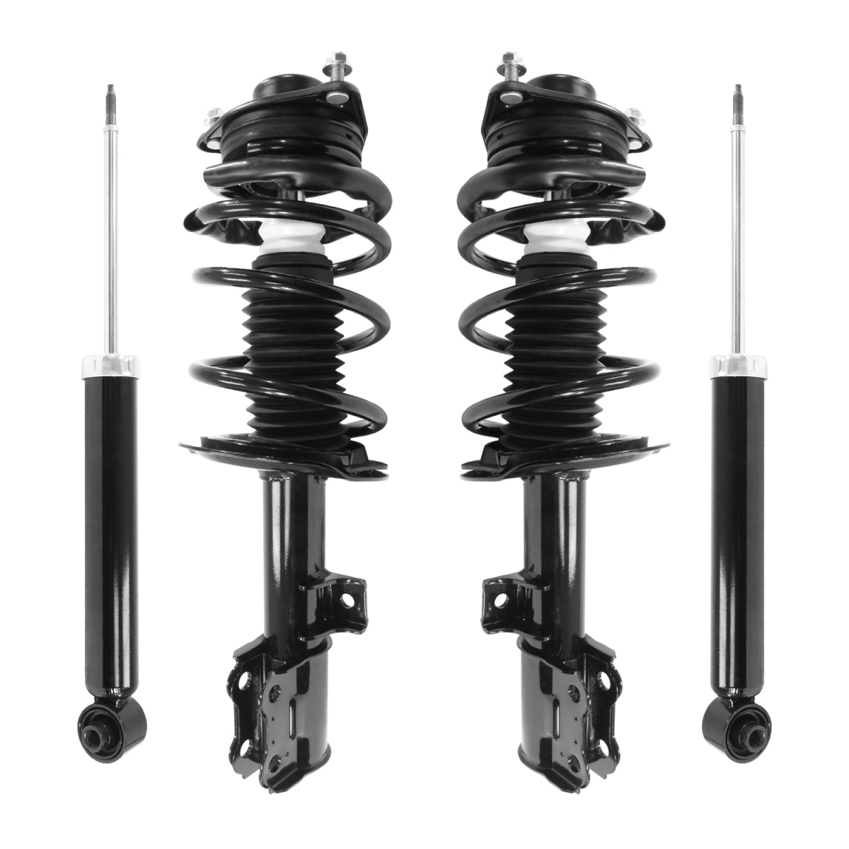 4-11163-259950-001 Front & Rear Complete Strut Assembly Shock Kit for 2010-2012 Hyundai Genesis Coupe