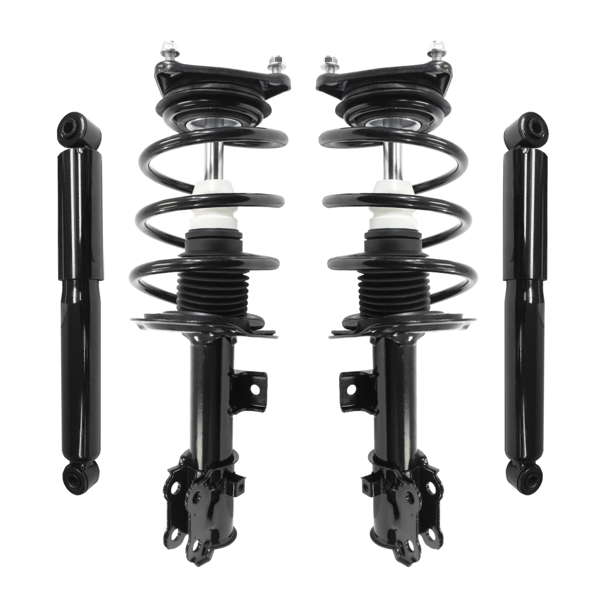 4-11187-259180-001 Front & Rear Complete Strut Assembly Shock Kit for 2014-2017 Kia Forte
