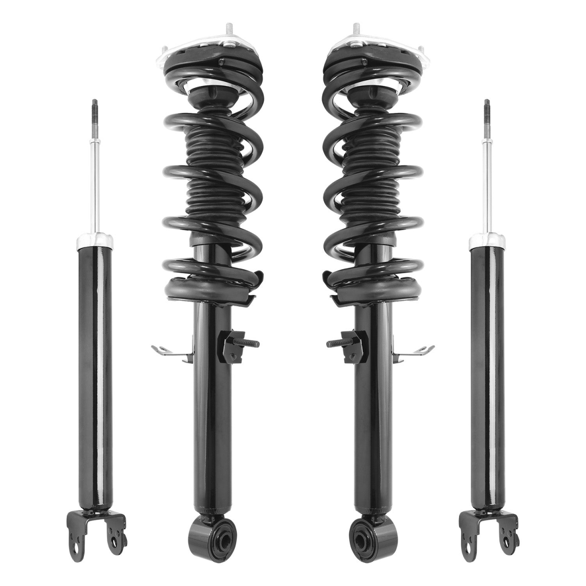 4-11405-255090-001 Front & Rear Complete Strut Assembly Shock Kit for 2009-2013 Infiniti G37