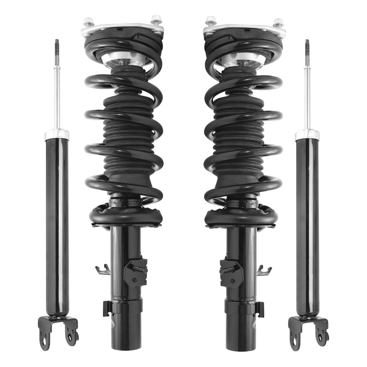 4-11415-255090-001 Front & Rear Complete Strut Assembly Shock Kit for 2011-2012 Infiniti G25